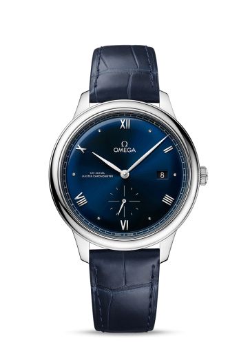 Omega De Ville Small Seconds Master Chronometer Stainless Steel / Blue